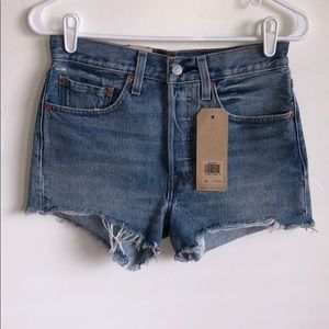 Levi’s 501 Women’s High Rise Button Fly Shorts